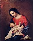 Francisco de Zurbaran Madonna with Child painting